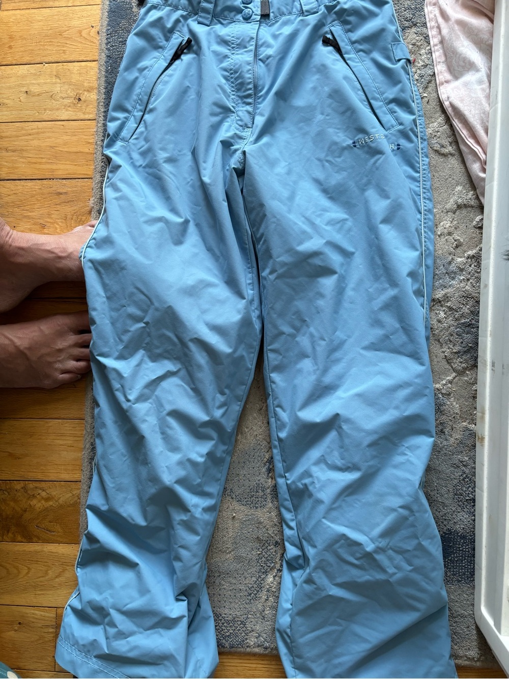 Light Blue womens snow boarding Ski Pants - Breathable Winter Shell